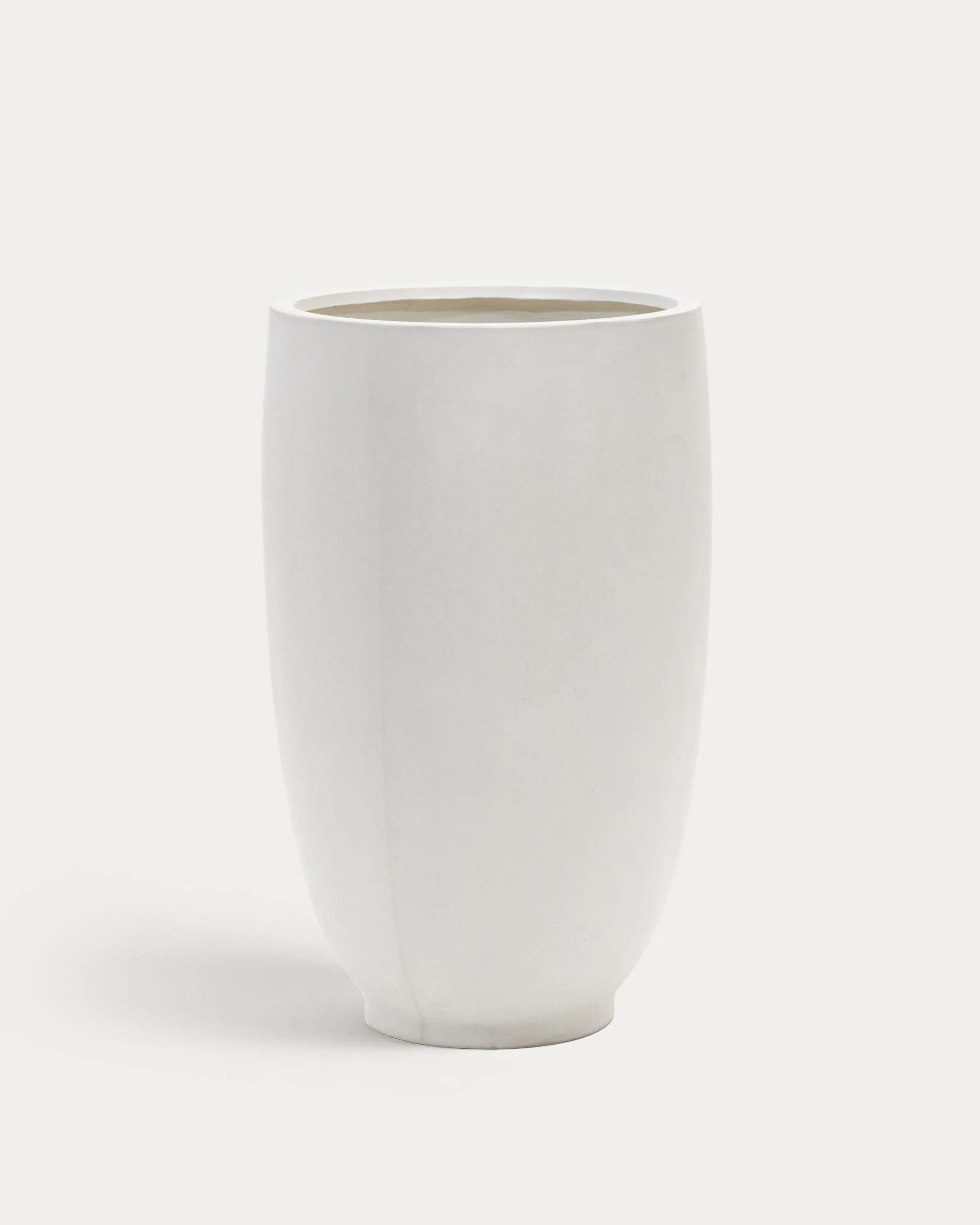 Aiguablava White Cement Planter Ø 75 cm