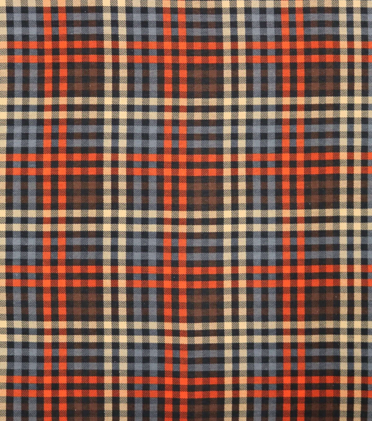 Fall Tartan Plaid Super Snuggle Flannel Fabric