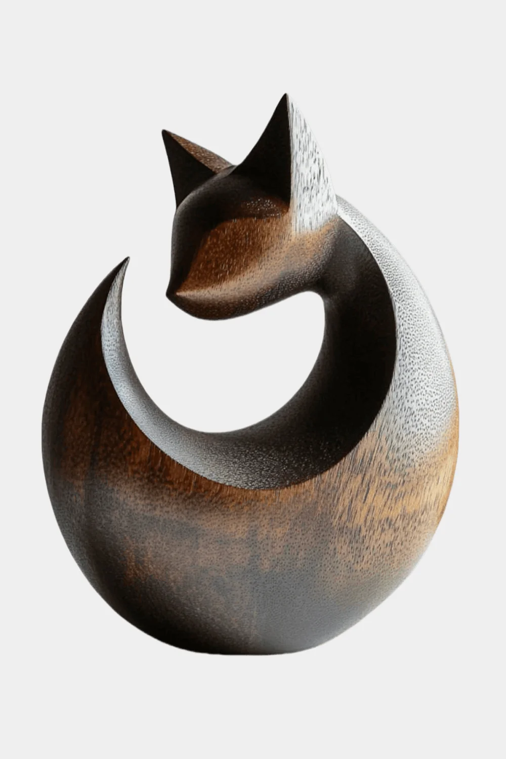 Cat Wood Sculpture #WA058
