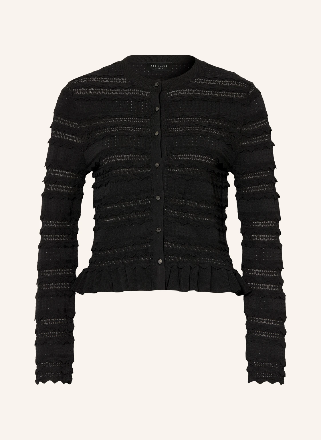 TED BAKER Strickjacke AVRIA mit Rüschen