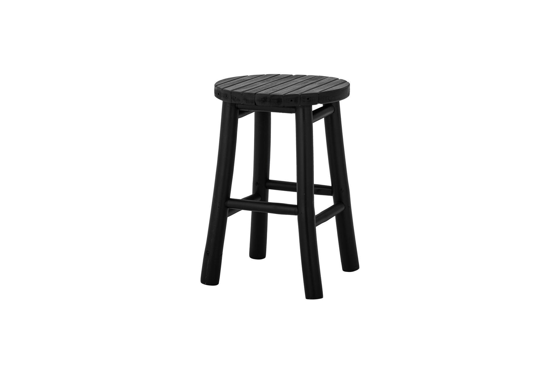 BILBO - Tabouret en bambou noir