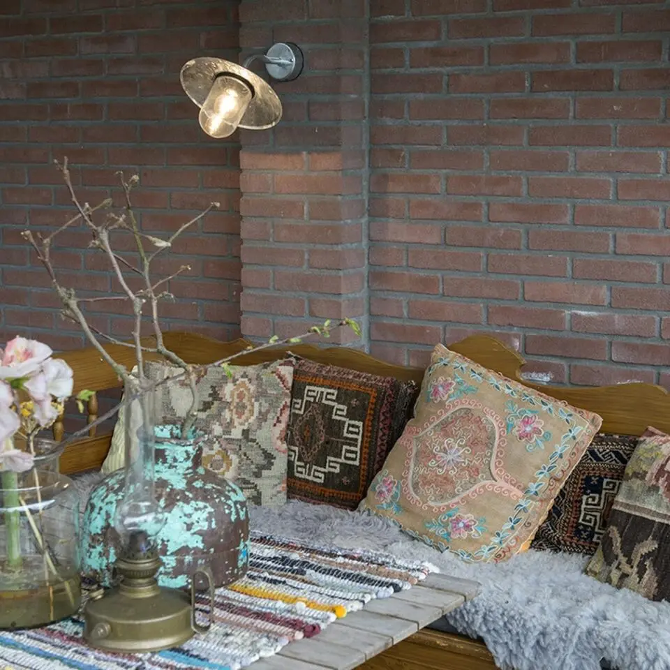 Qazqa wandlamp munich grijs e27