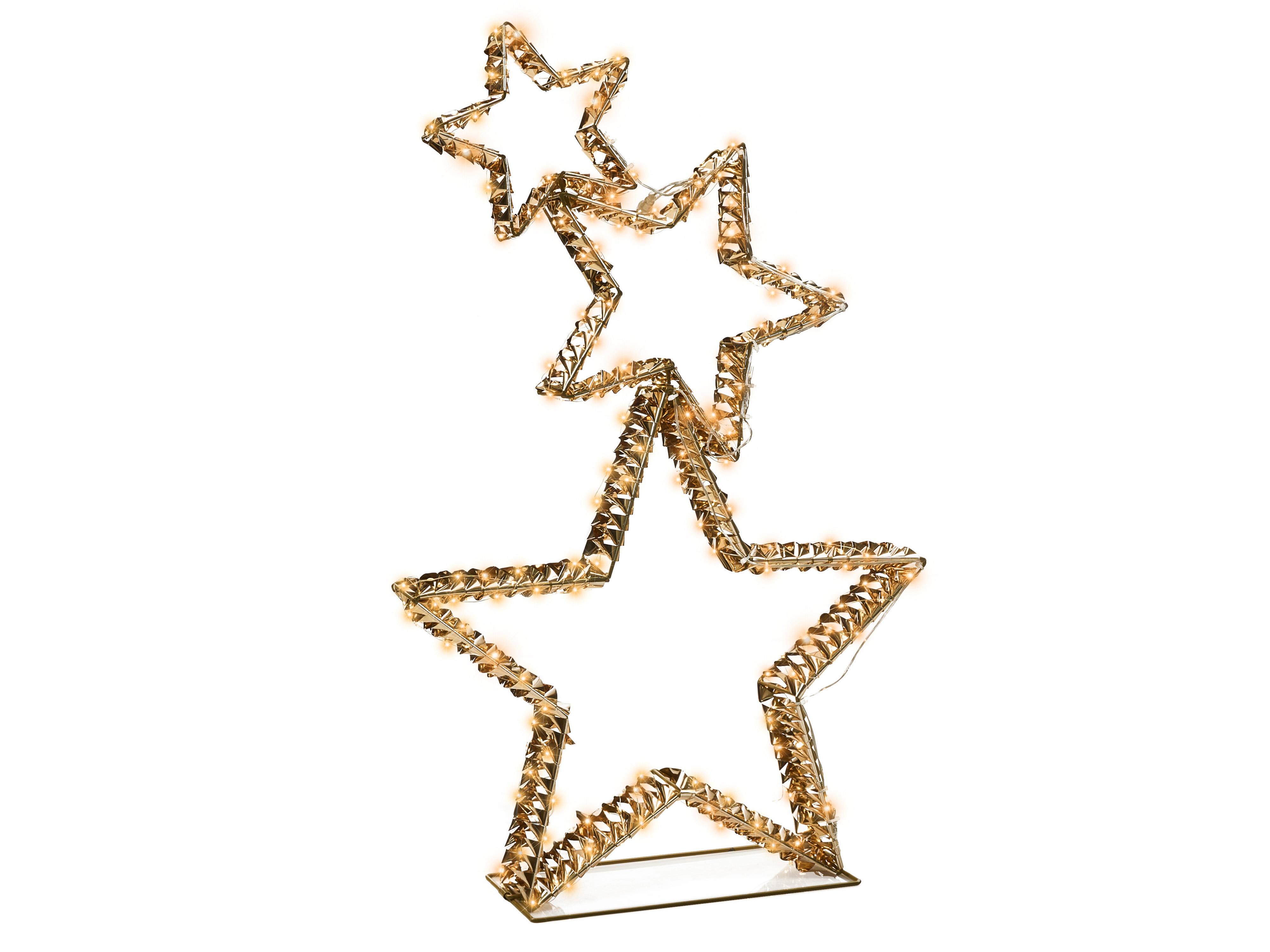 Outdoor Decoration LED BURESO Star 80 cm Gold