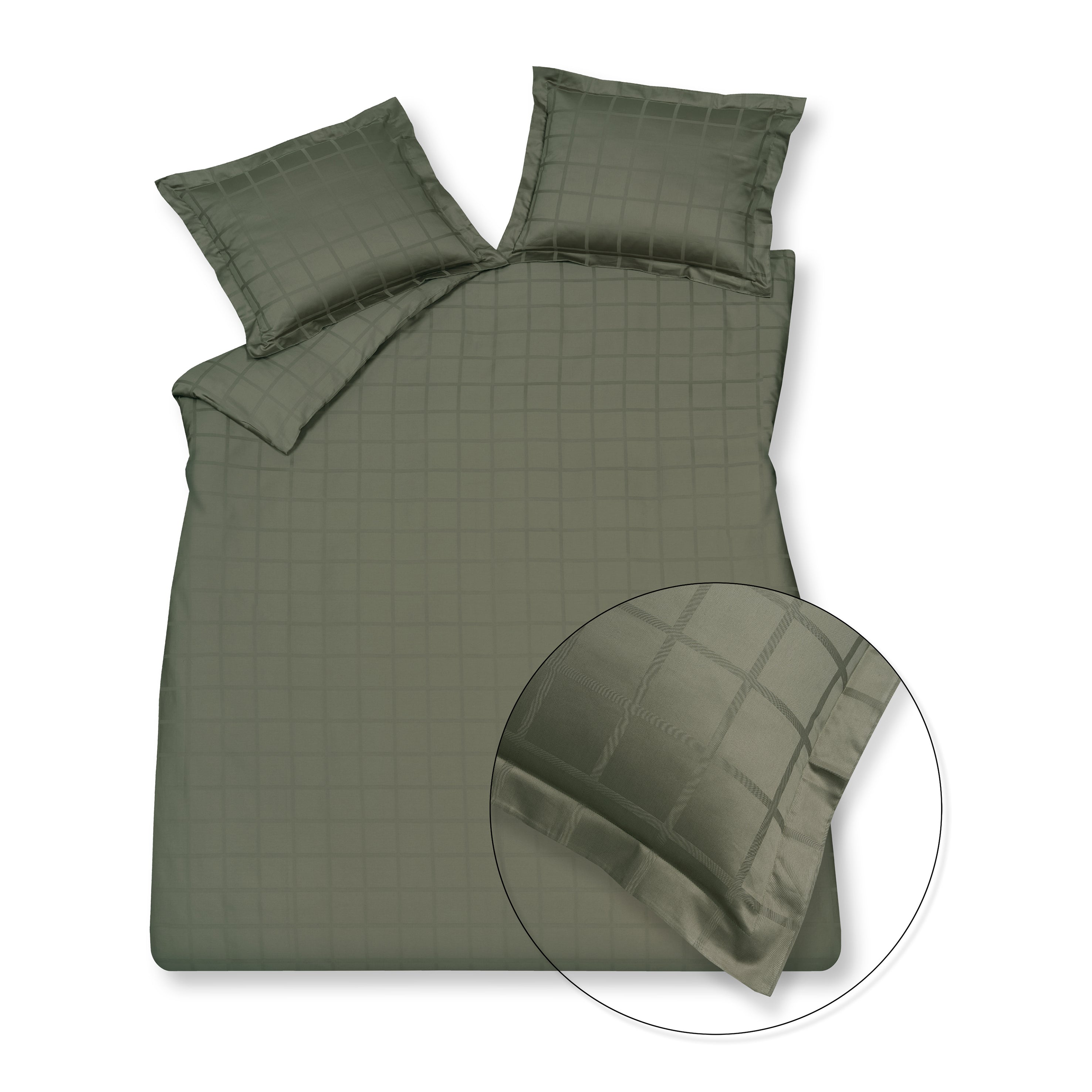 Vandyck Home 78 Dekbedovertrek 200 x 200/220 - Sage Green