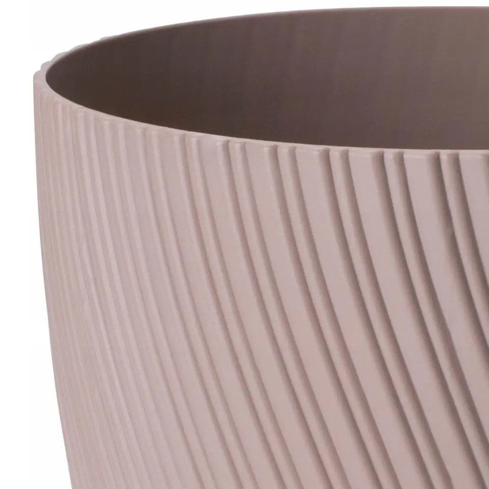 Form Plastic Plantenpot - kunststof - beige - D15 x H14 cm