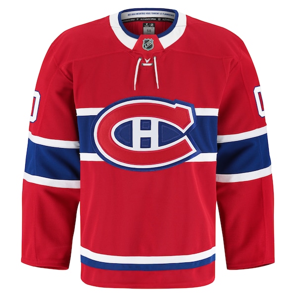 Montreal Canadiens  Home Authentic Pro Custom Jersey - Red