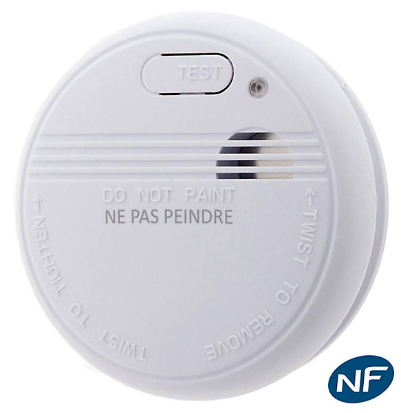 DETECTEUR DE FUMEE AUTONOME DAAF NF EN14604NF 5 ans