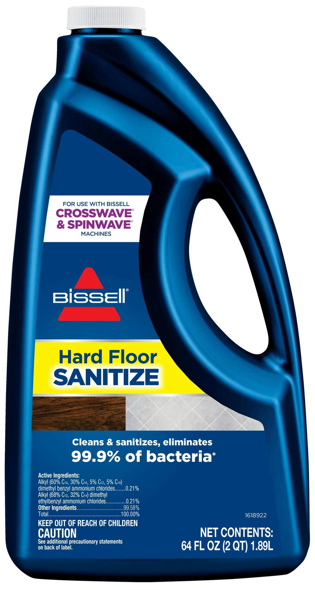 Bissell Hard Floor Cleaner Sanitizer, 1.89-L