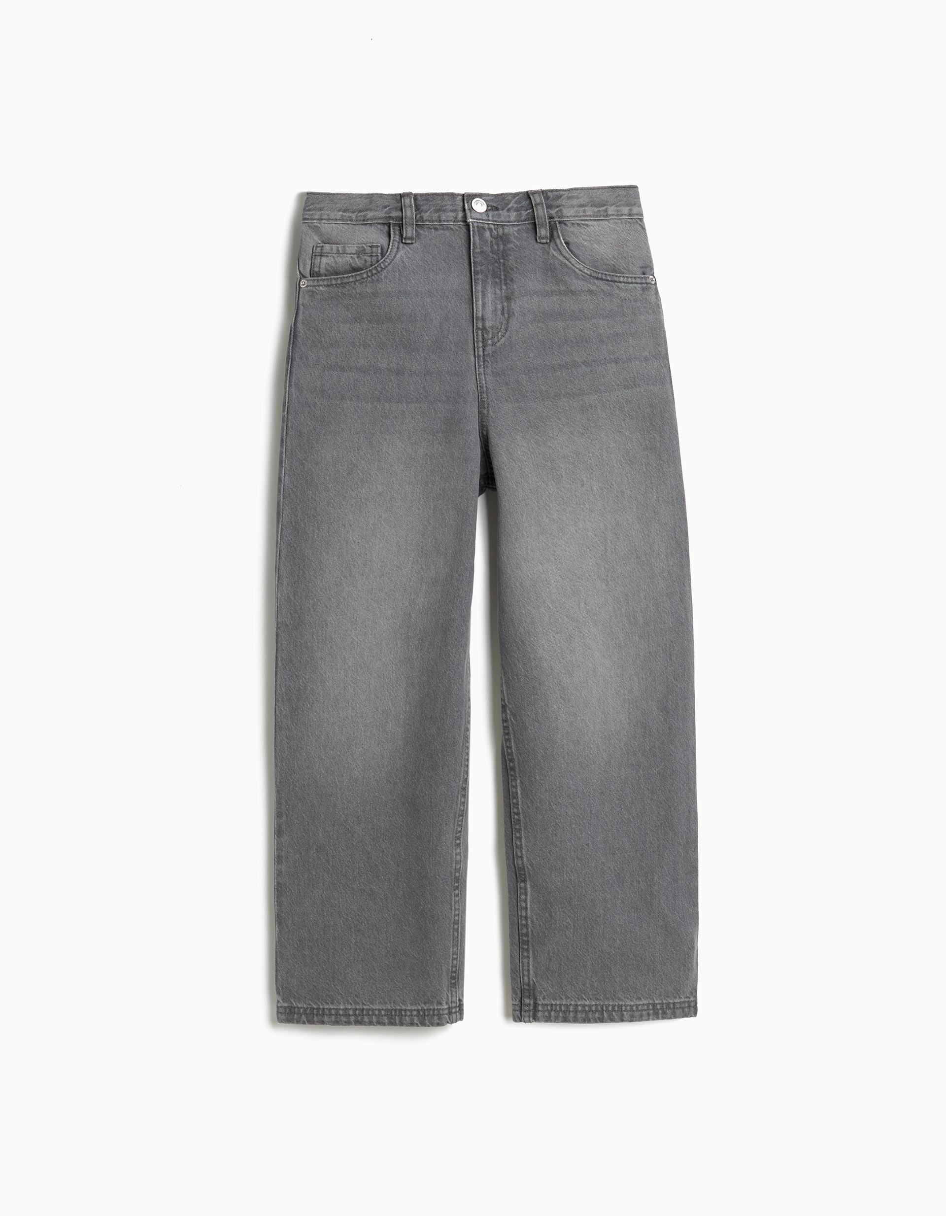 Calças de Ganga 'Baggy', Menino, Cinzento