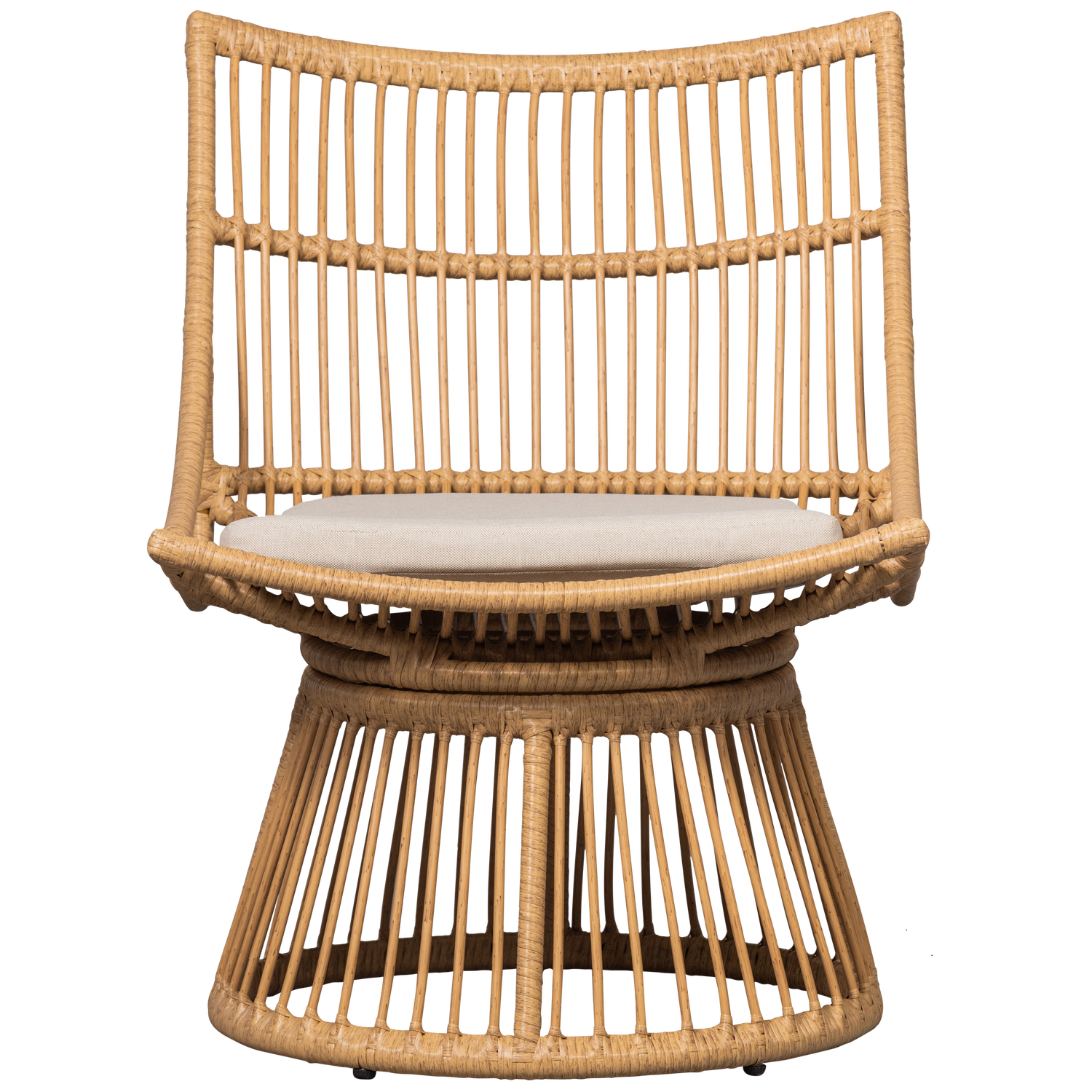 WOOOD fauteuil Alatna - Wicker - Naturel - 80x64x53