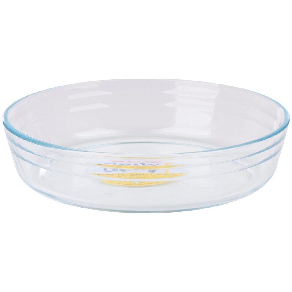 Plat à tarte rond Pyrex Daily verre transparent Ø23cm