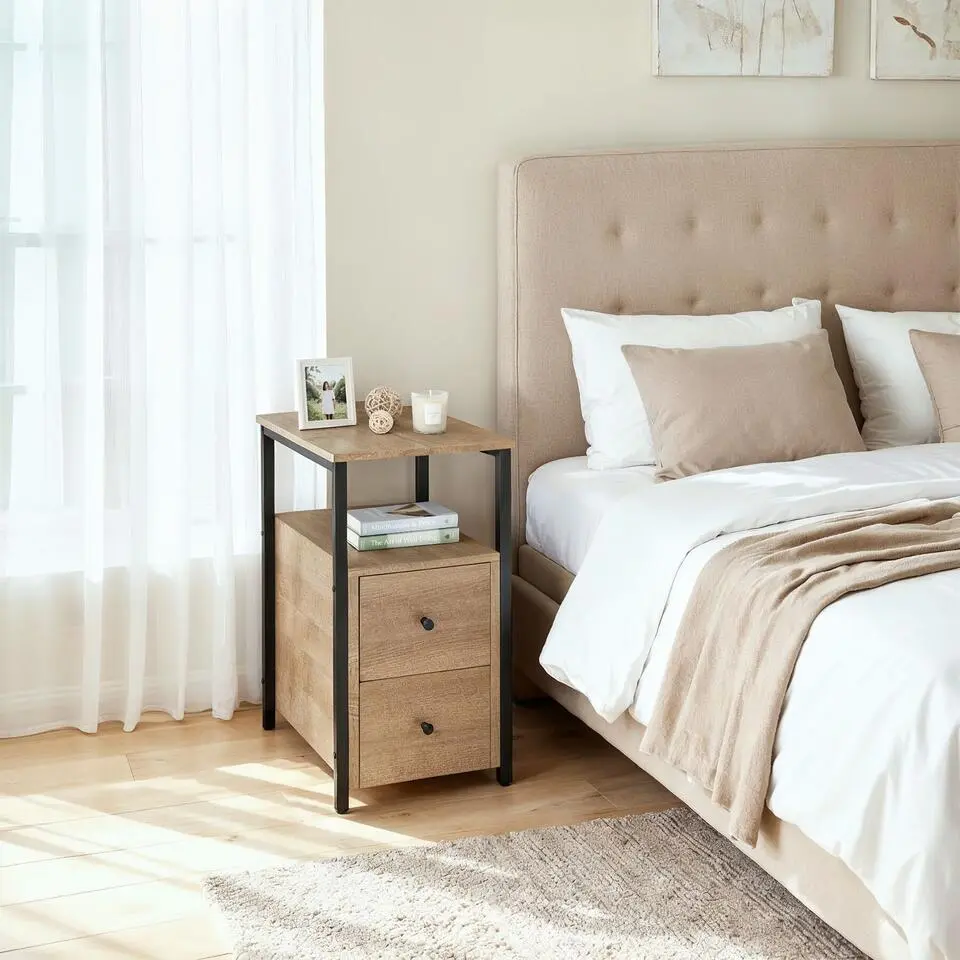 tectake Nachtkastje Tullamore 49,5x30x61,5cm