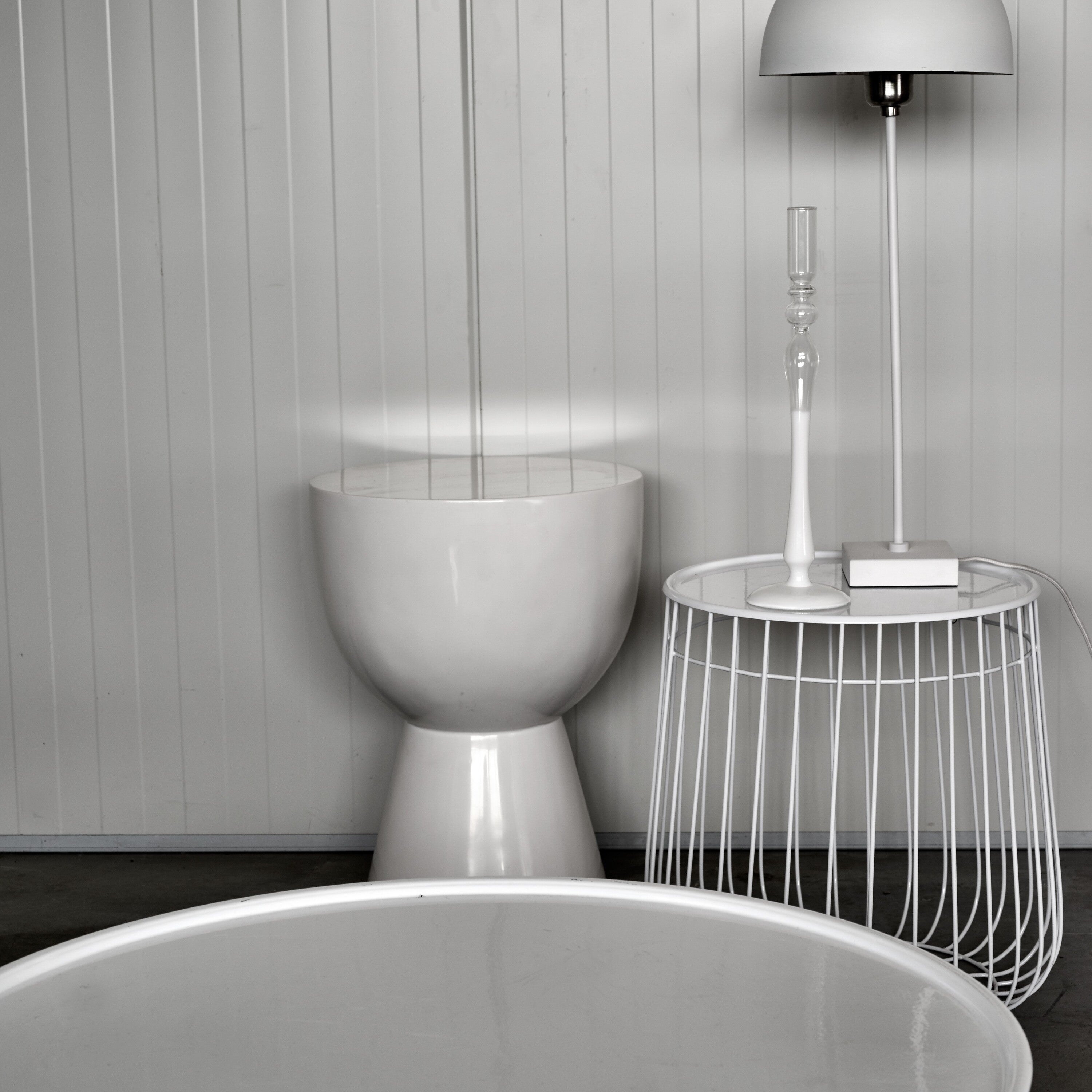 POLSPOTTEN Tip Tap Bijzettafel - Wit