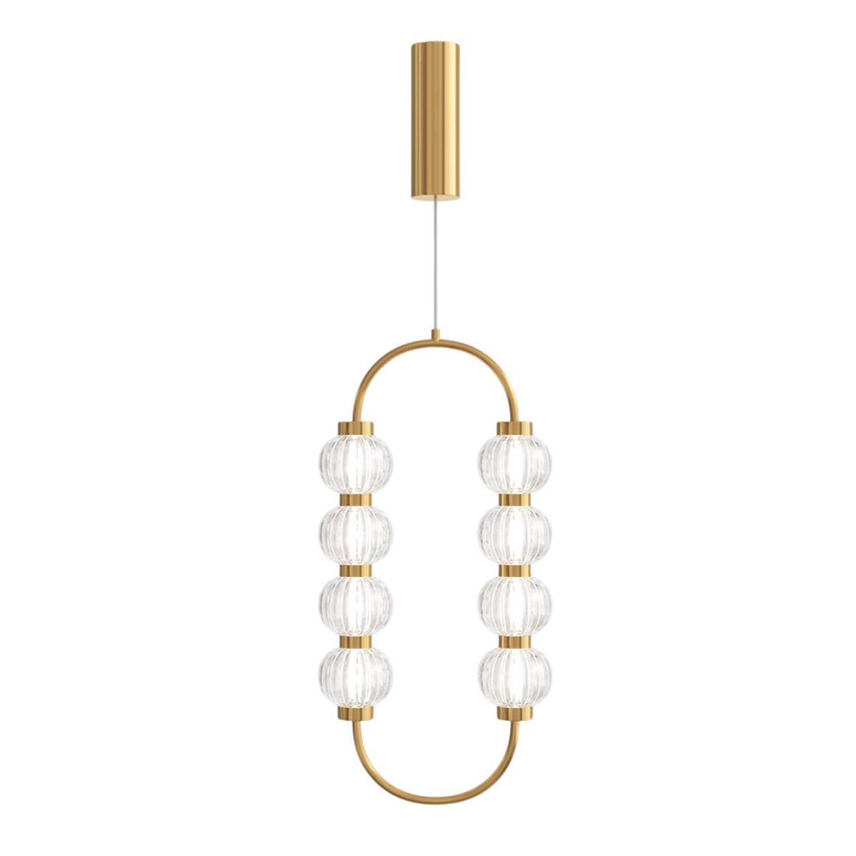 Lampa wisząca Amulet złoto-przezroczysta LED 1x16W 3000K 700lm Maytoni