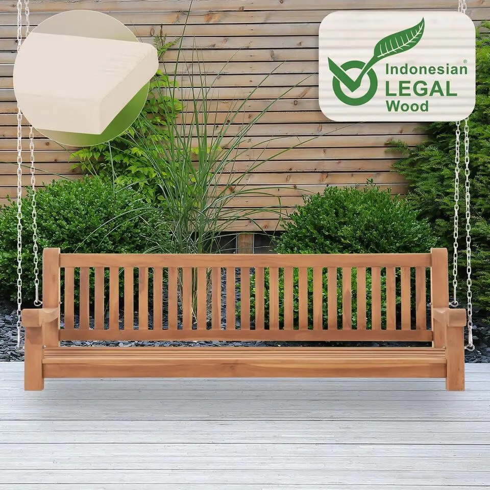 CLP Schommelbank Joyce 200 cm - creme