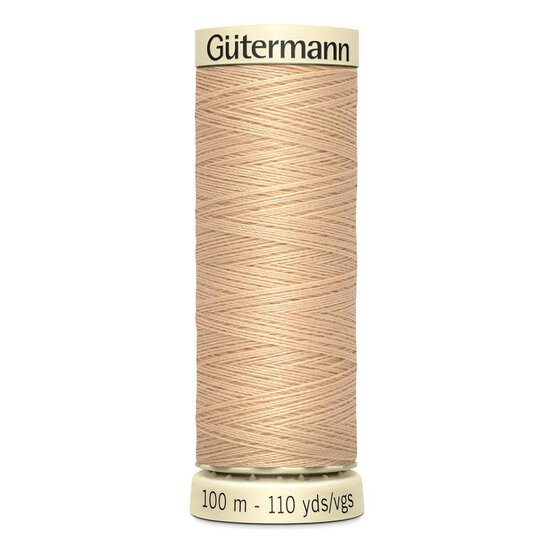 Gutermann Beige Sew All Thread 100m (421)