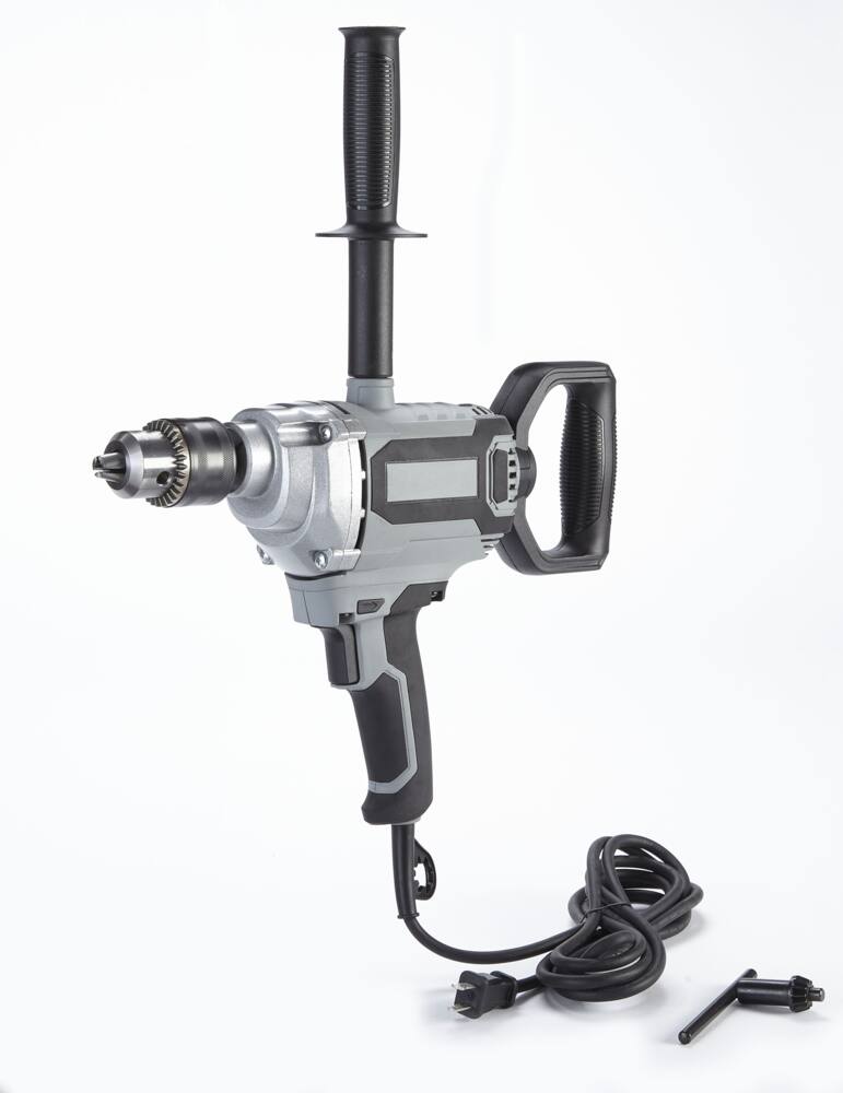 MAXIMUM 10A High Torque Corded Variable Speed Drill Mud Mixer with Auxiliary Handle, 5/8-in