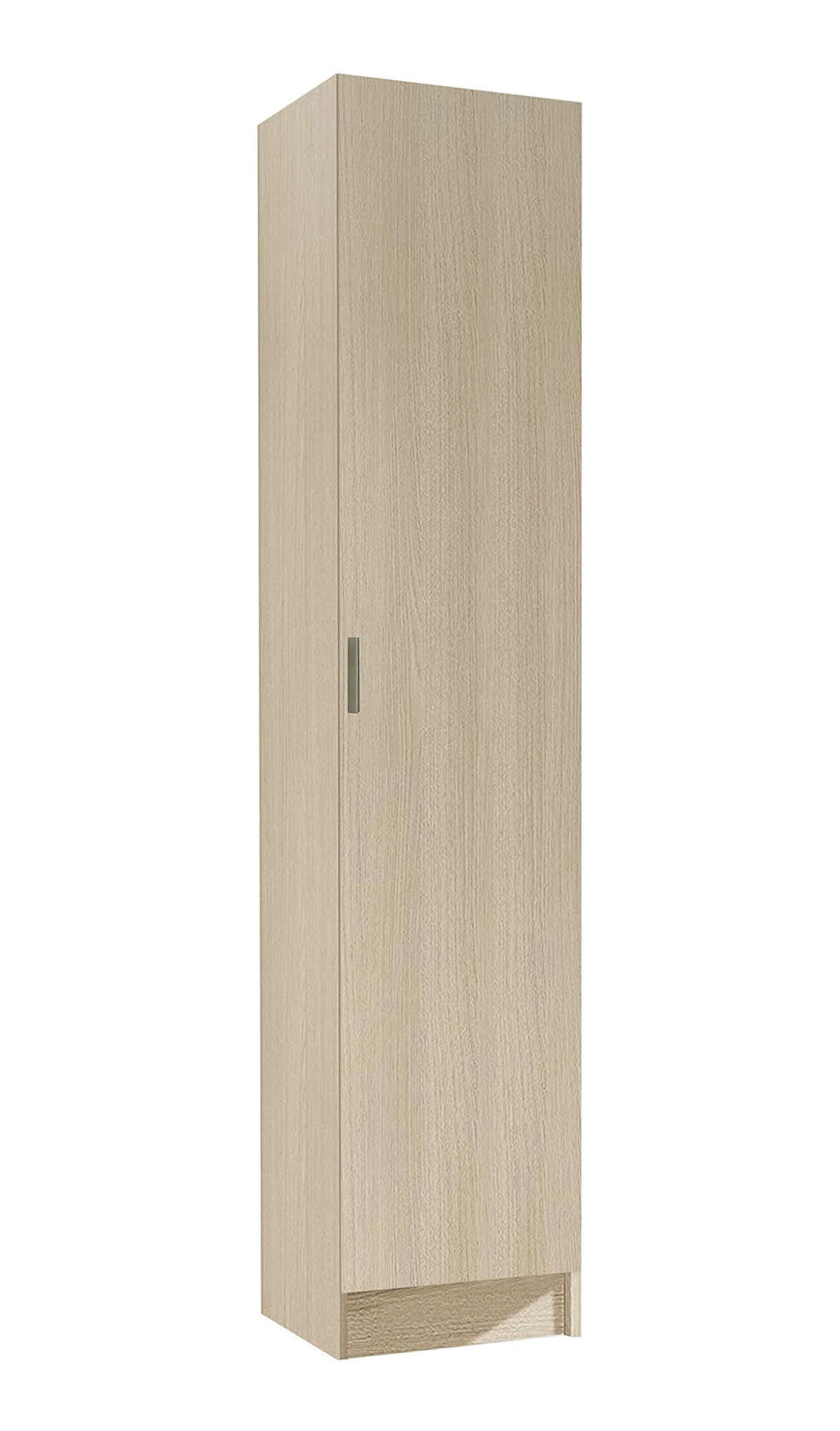 CLEARWATER - Armoire polyvalente avec 1 porte effet bois chêne
