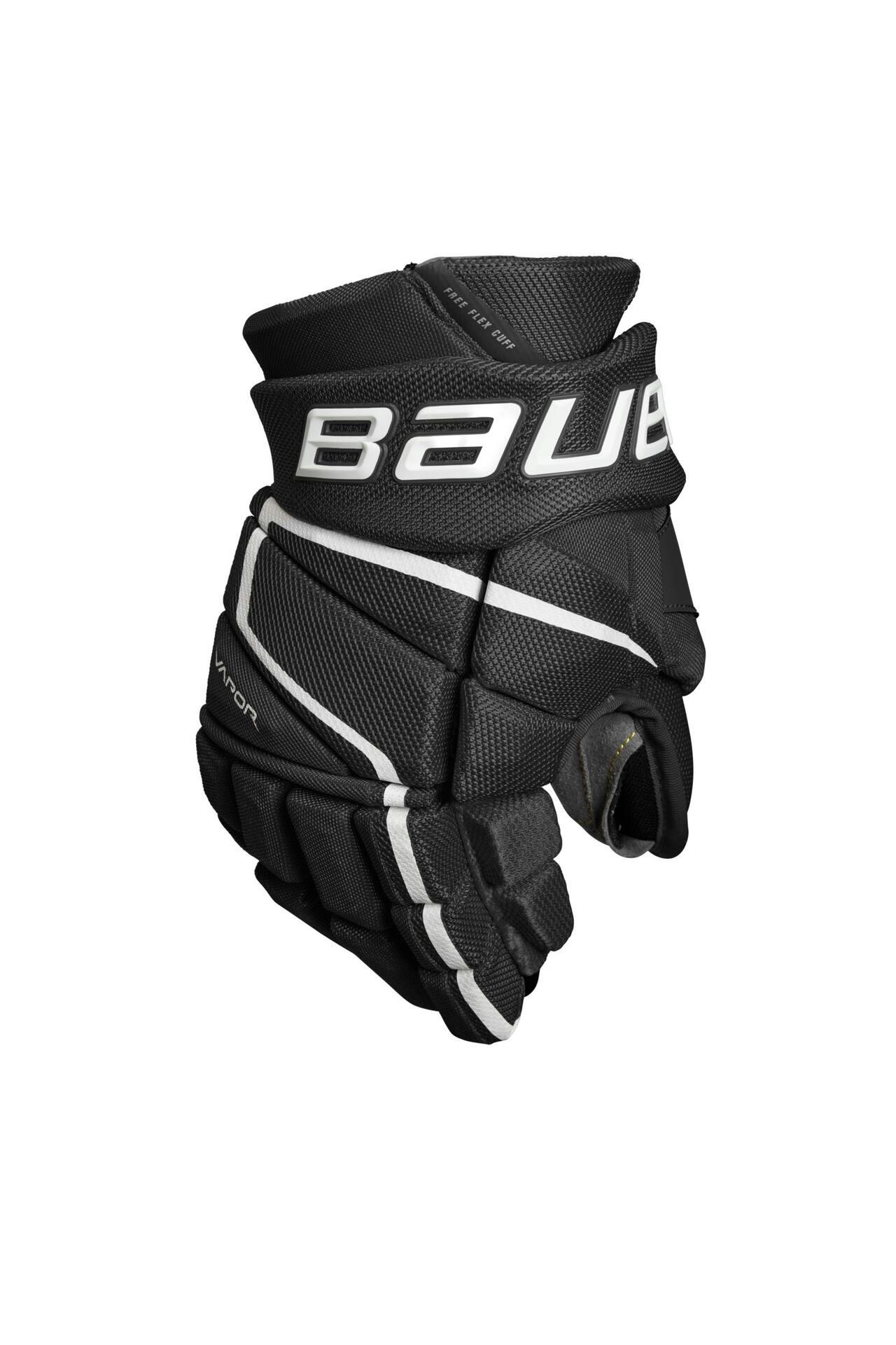 Bauer Vapor 3X Pro Hockey Gloves, Junior, Black/White