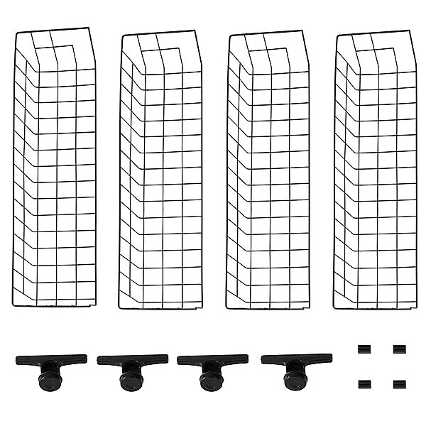 Lot de 2 Paniers de Rangement pour Porte-vêtements Portemanteau Panier, FRG34-P02, SoBuy