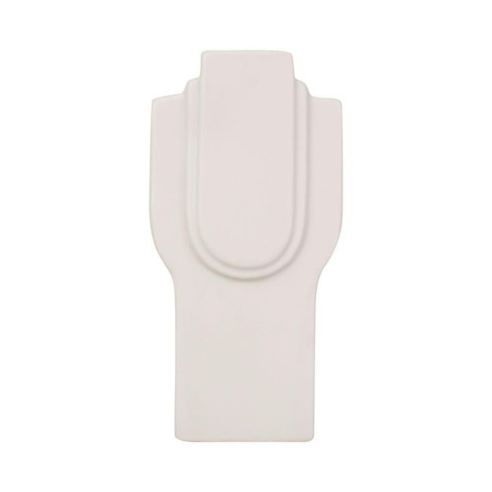 LAYER ART - Vase layer art réctangulaire blanc céramique blanc