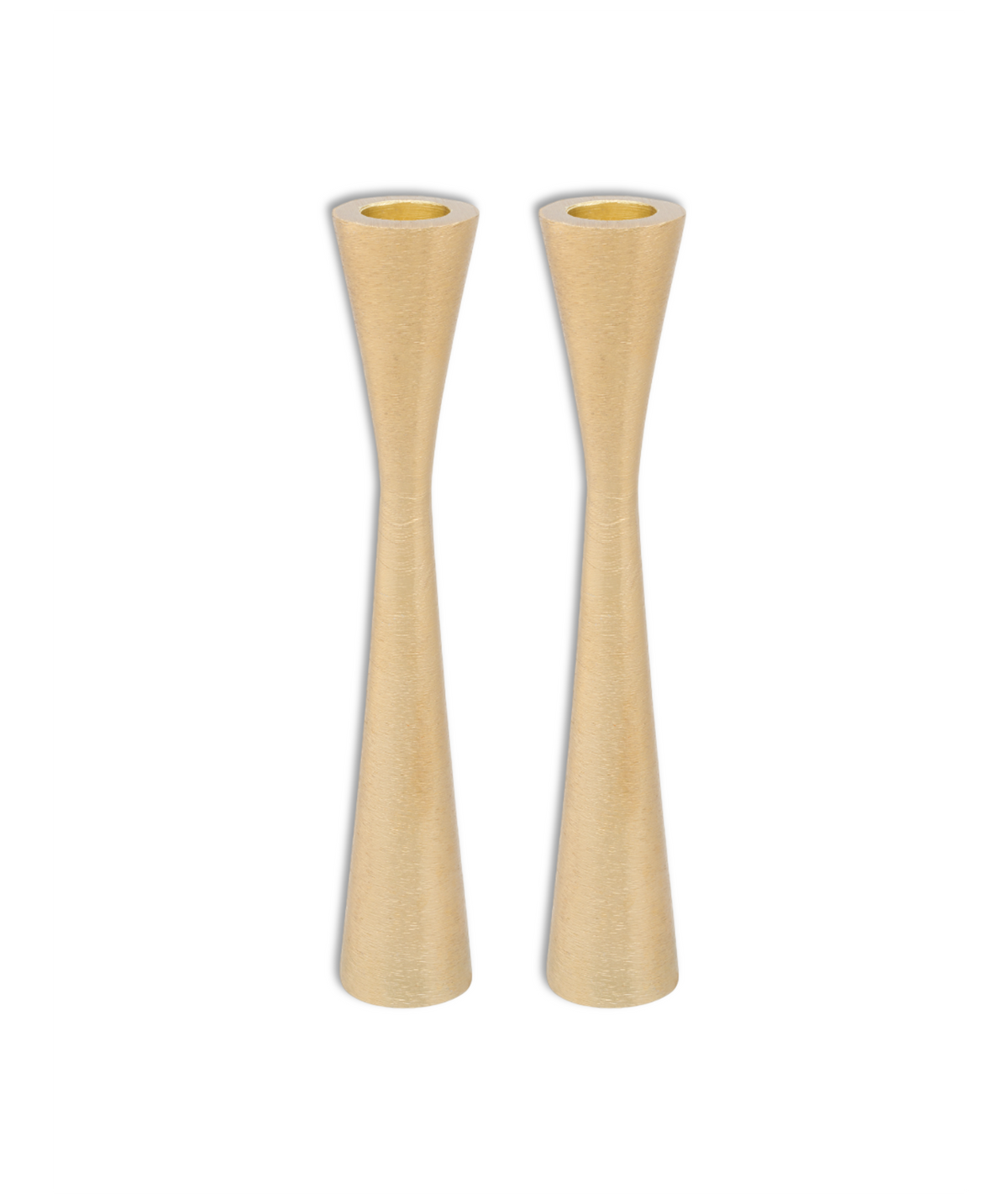 vtwonen Kandelaar - Metalen kaarsenhouder - Goud - Set van 2 Kandelaren - 20 cm
