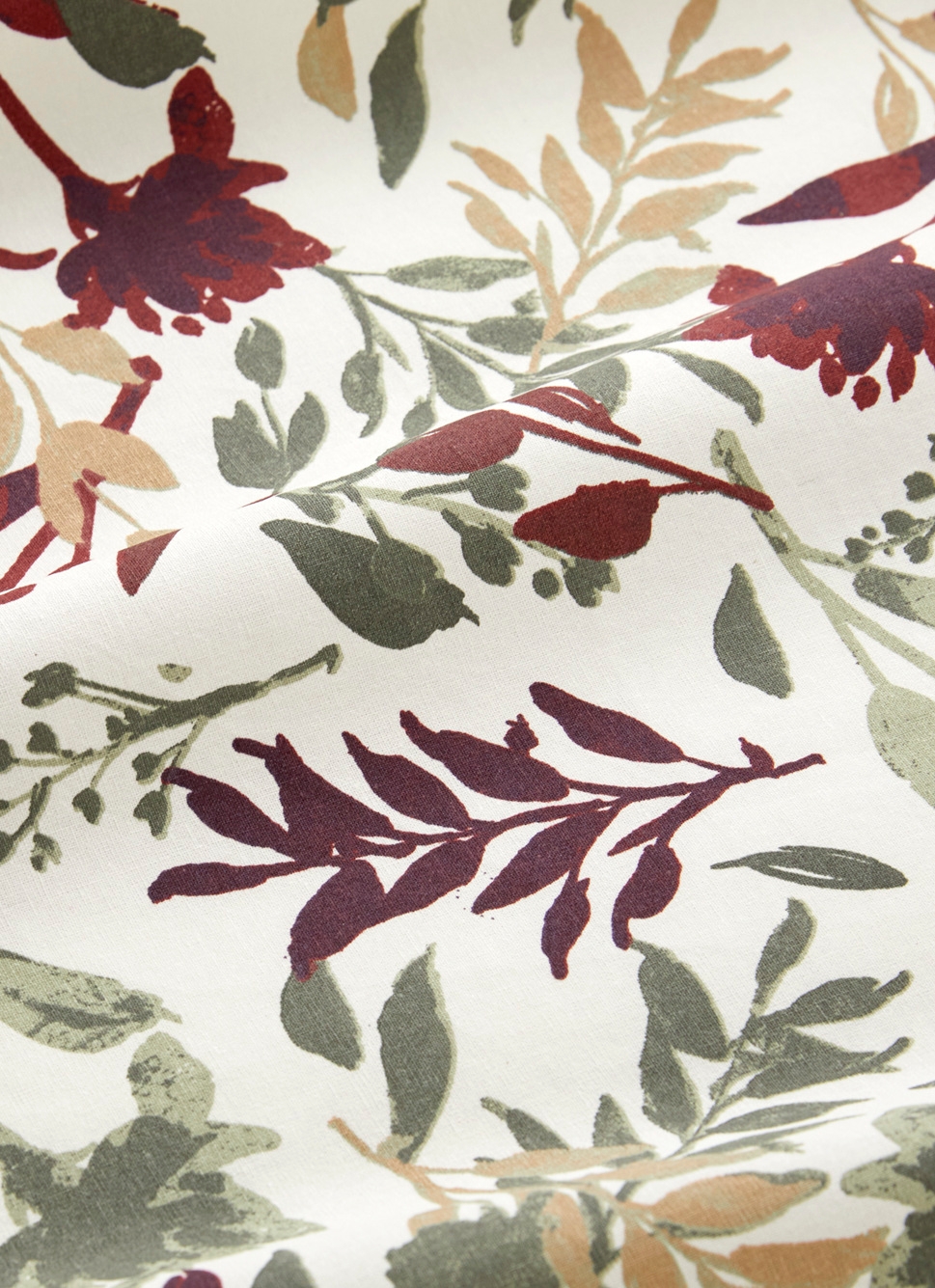 NAPPE ENDUITE EN COTON IMPRIMÉ FLEURS MULTICOLORE