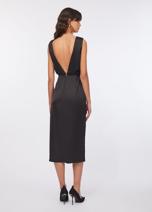 Abito midi elegante in raso