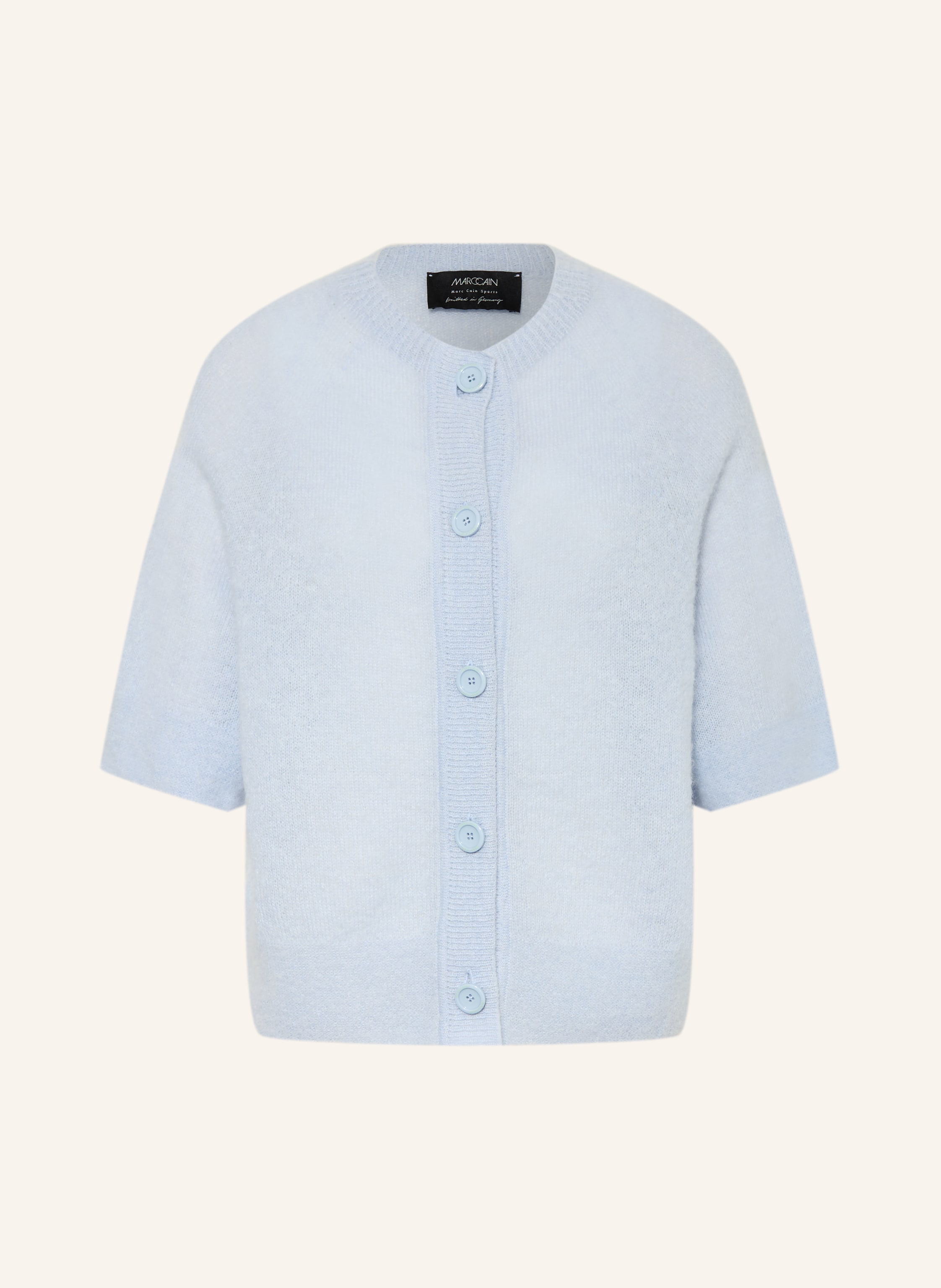 MARC CAIN Strickjacke mit Alpaka und Mohair