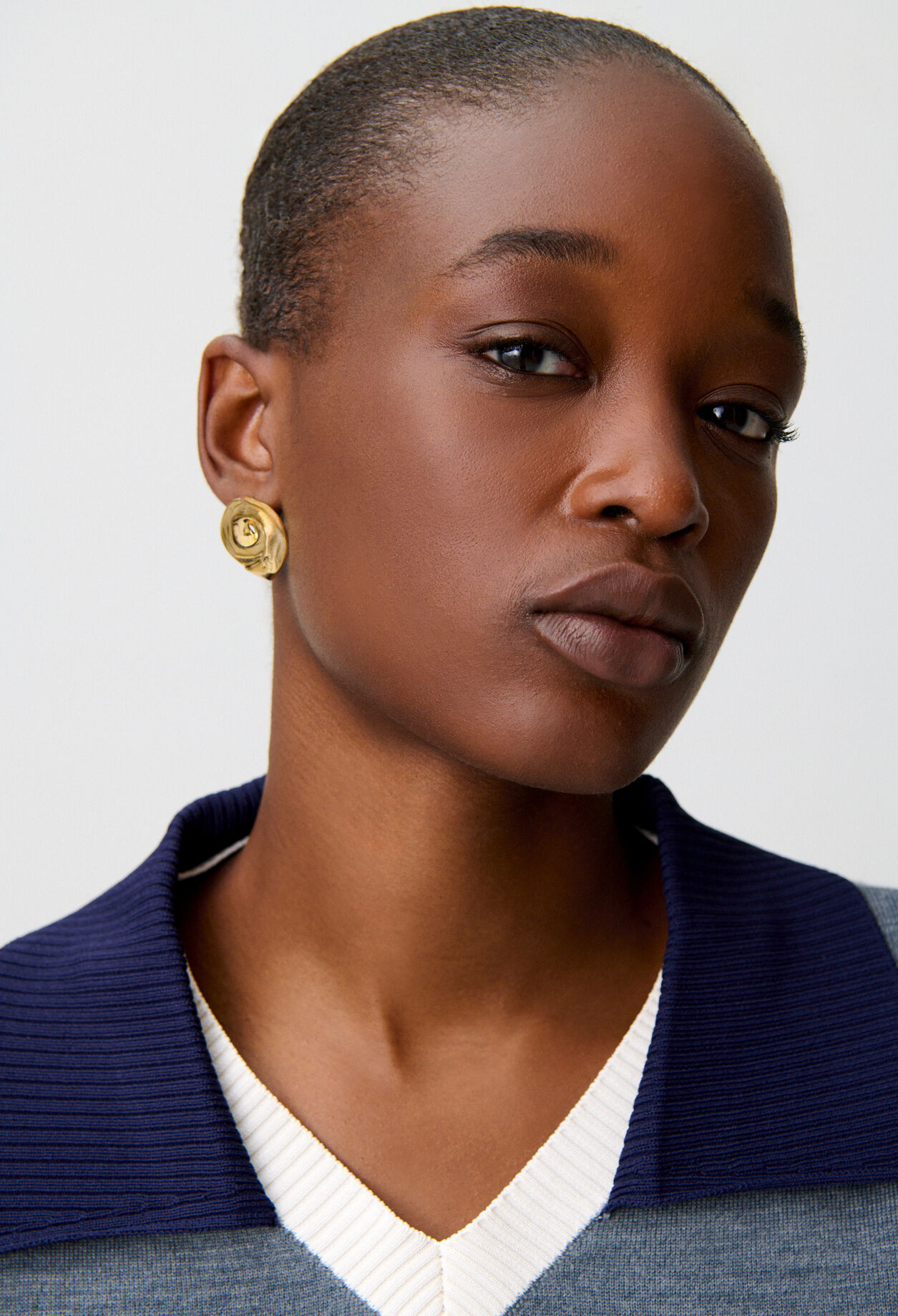 Boucles d'oreilles dorées Claudie