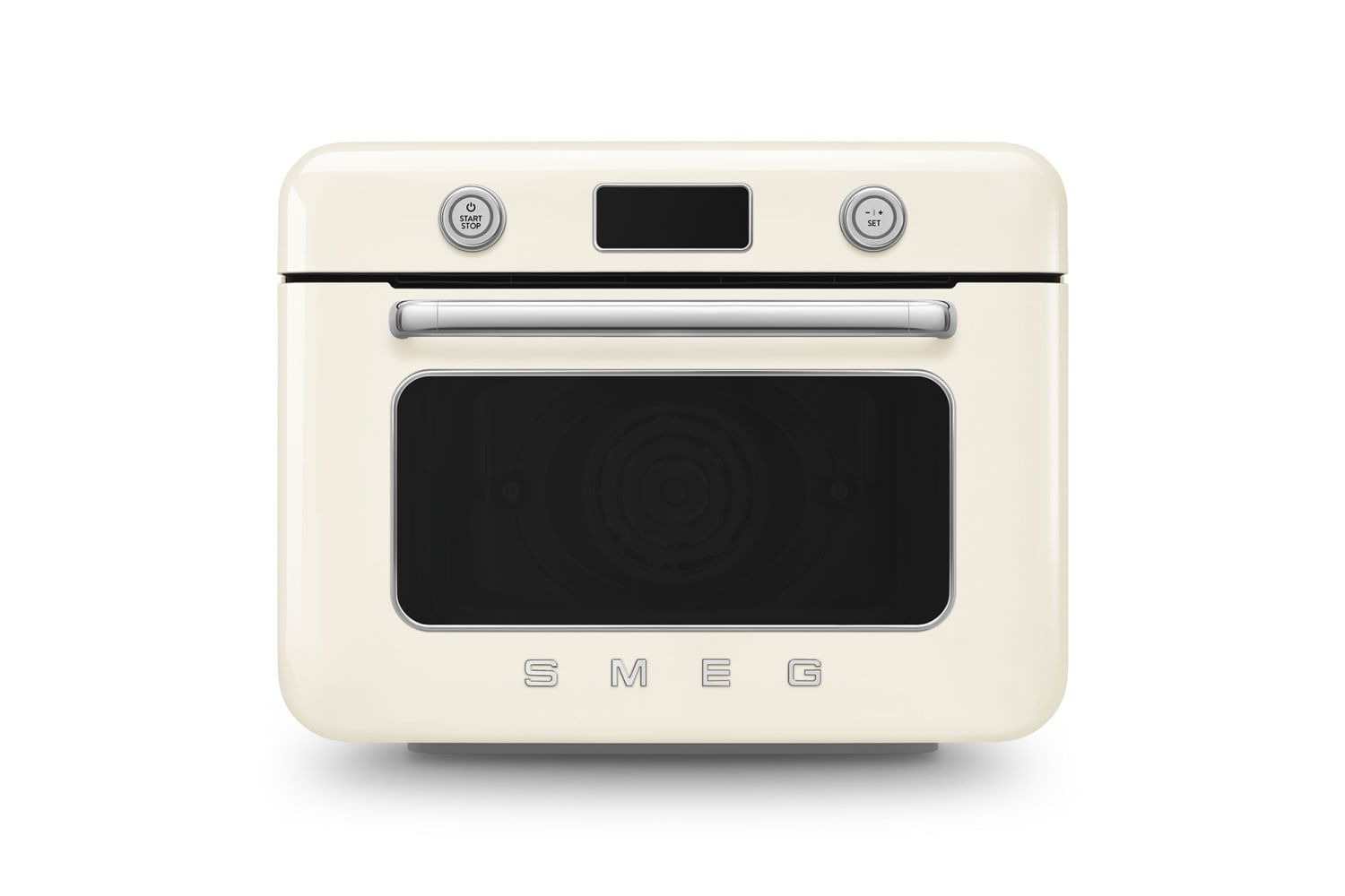 Smeg COF01CRUK 50’s Style Countertop Combi Oven with Galileo Multicooking Technology, 10 in 1 Functions, 1800W, Cream