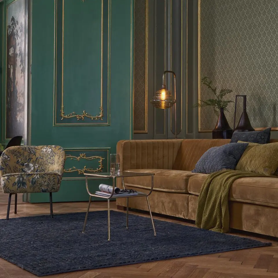 WOOOD Amazing Bijzettafel - Metaal - Antique Brass - 47x47x40,5