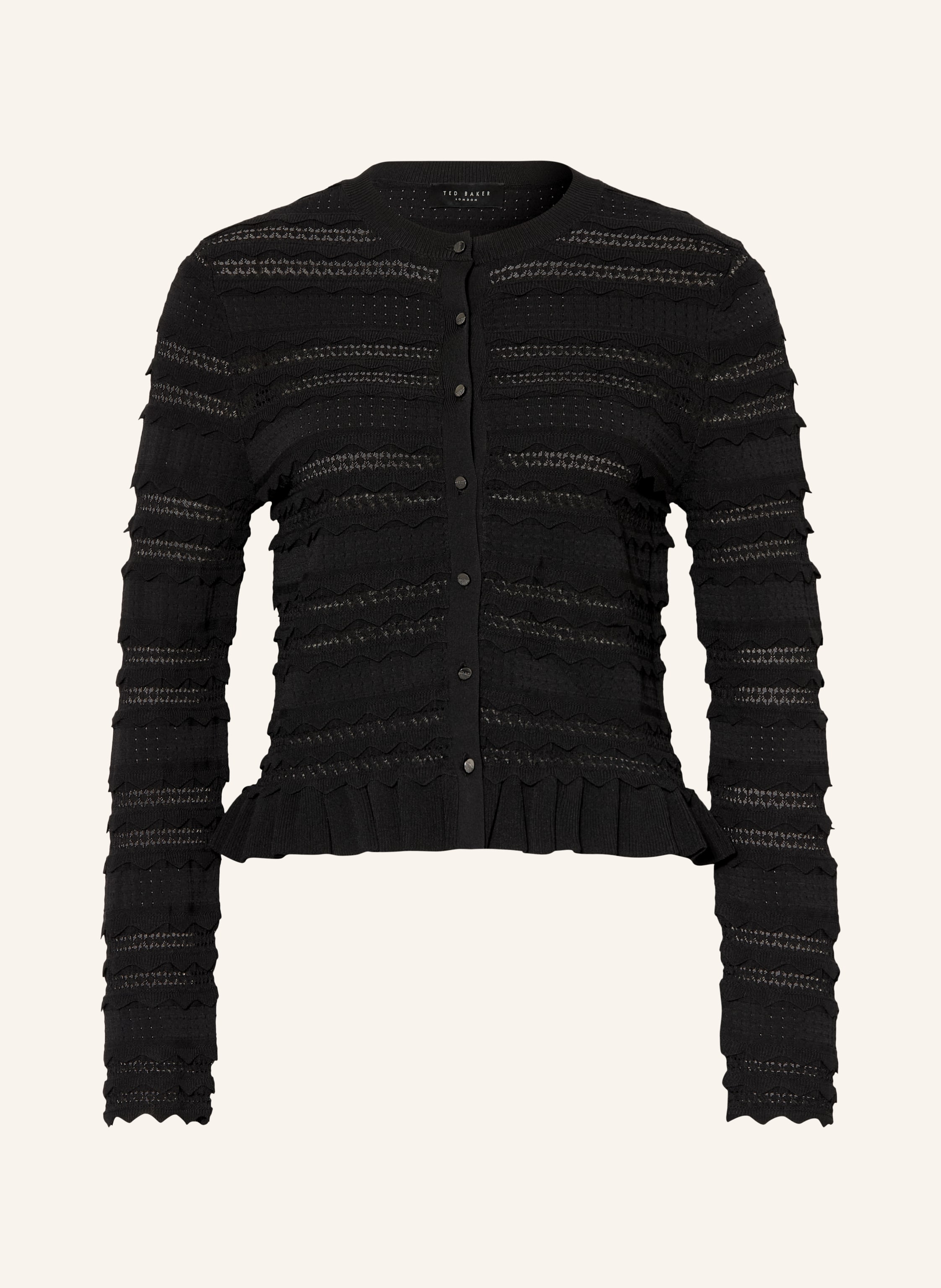 TED BAKER Strickjacke AVRIA mit Rüschen
