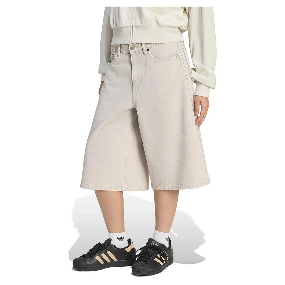 adidas Originals Mid Rise denim shorts