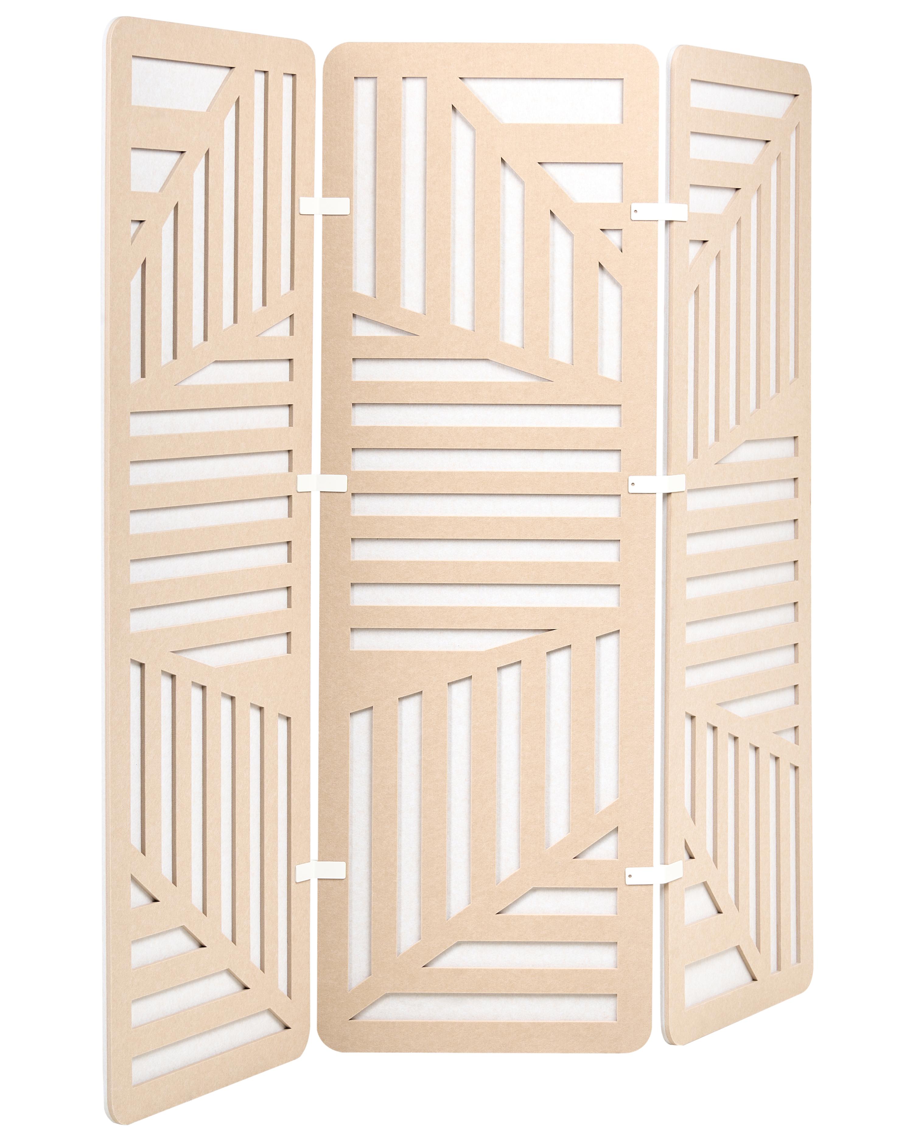Office Divider FUTURA 180 x 180 cm Beige