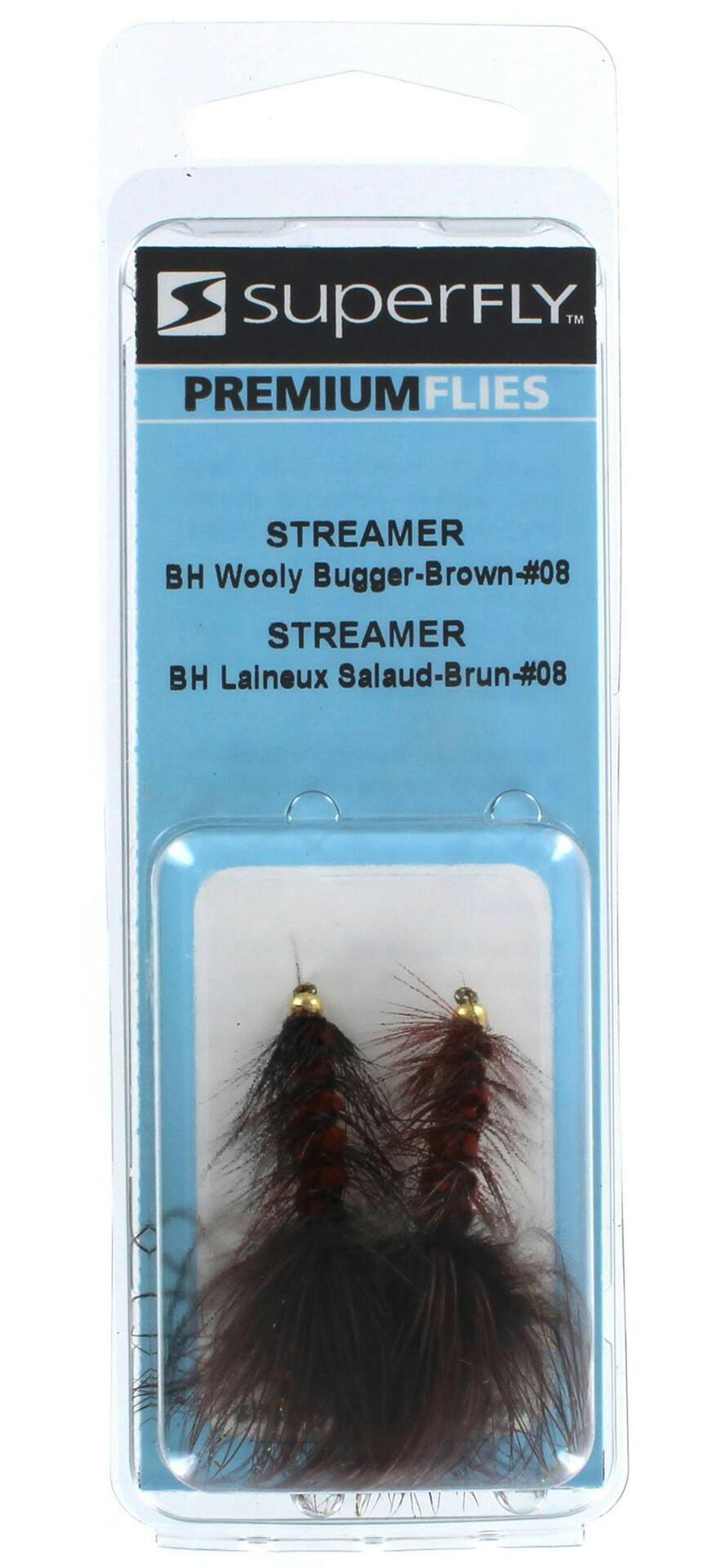 SuperFly Streamer, BH Wooly Bugger, #08