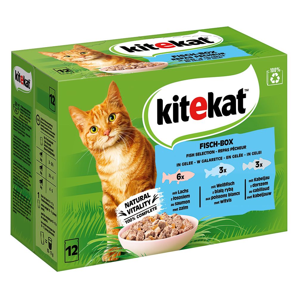 Kitekat Variety Pouches Saver Pack 48 x 85g