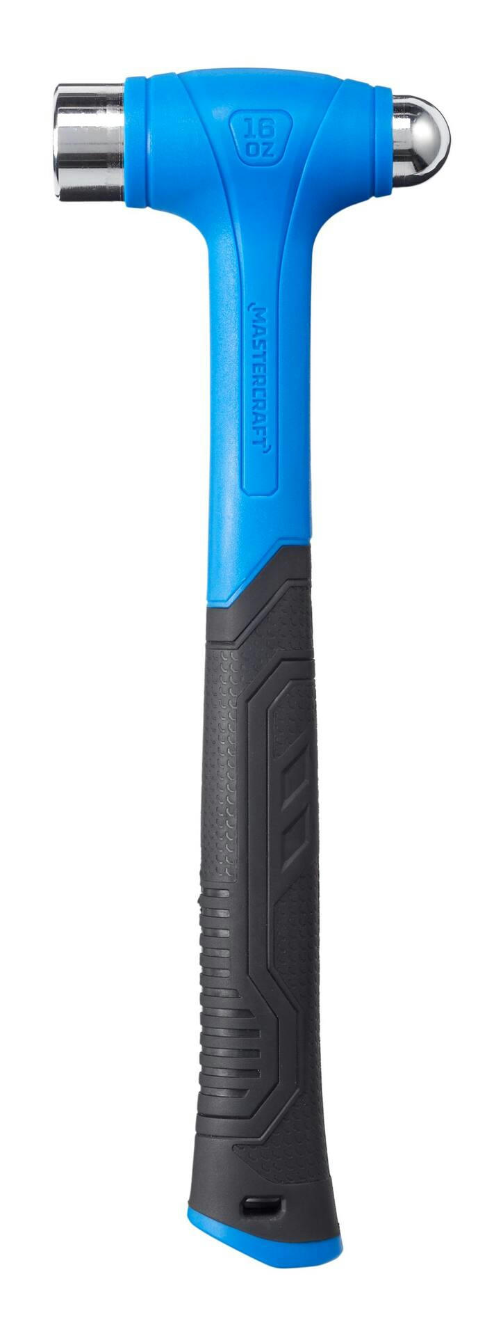 Mastercraft Blue Dead Blow Ball Peen Hammer, 16-oz