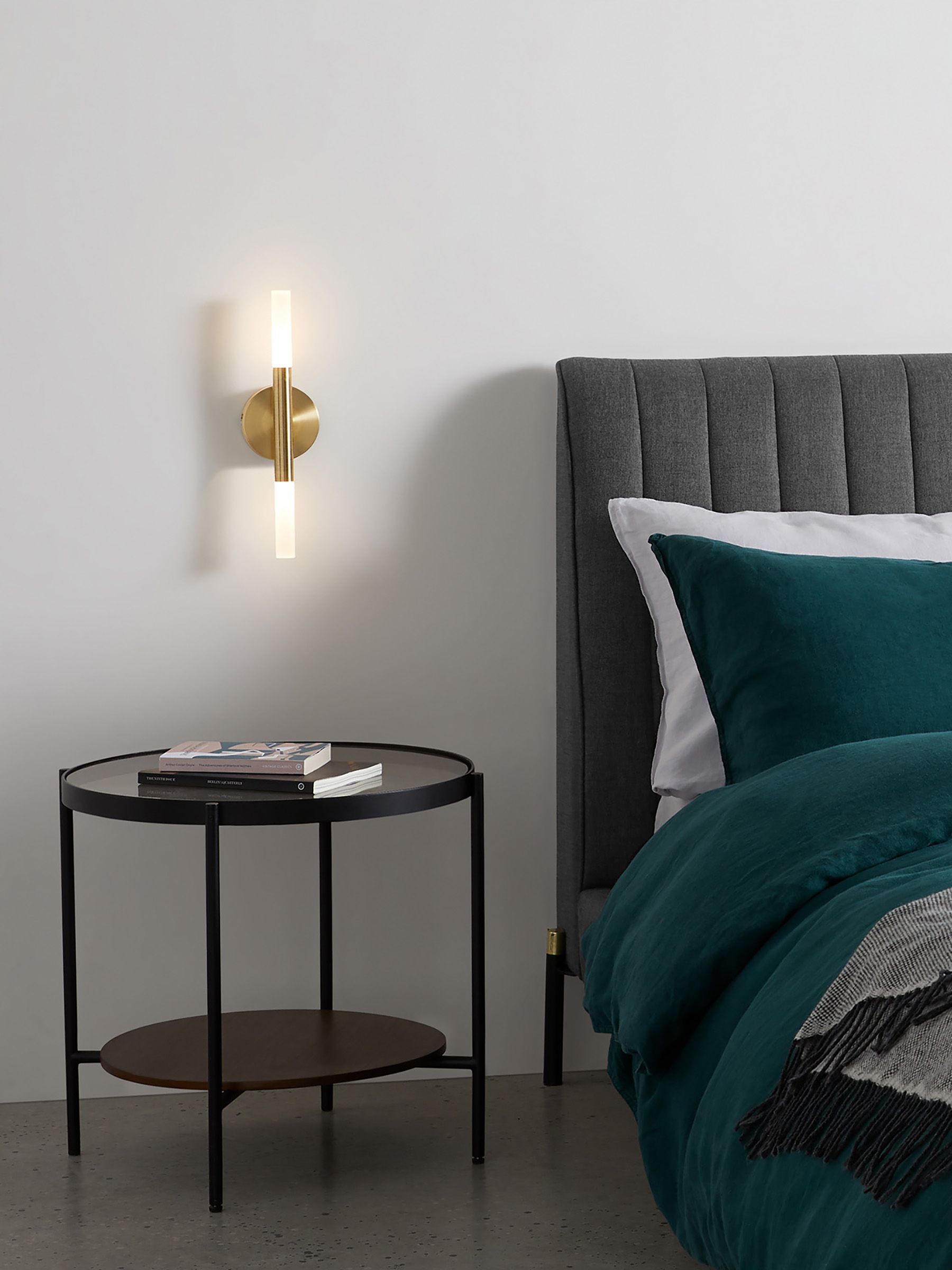 Wanda Bathroom Wall Light in Brass