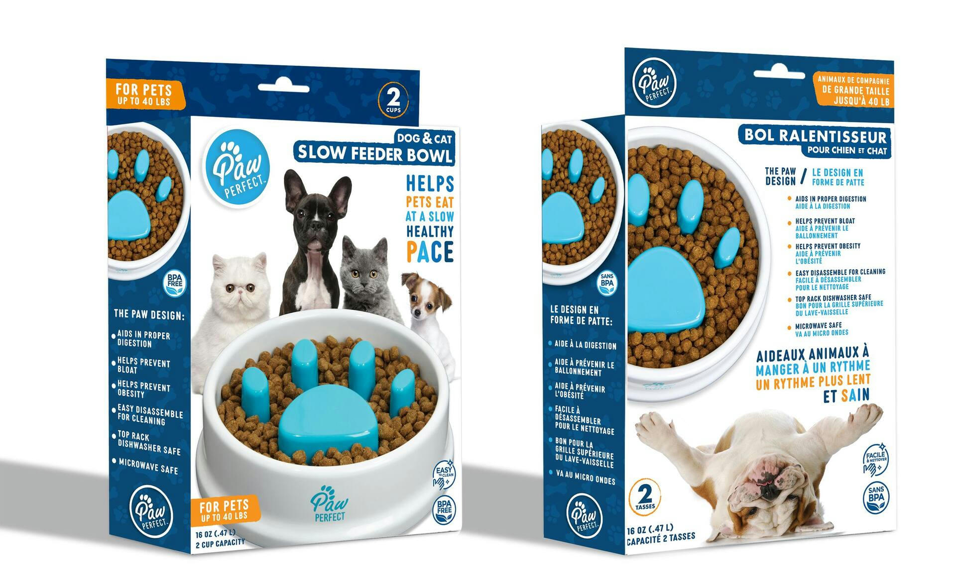 As Seen On TV Pet Slow Feeder Bowl, Small