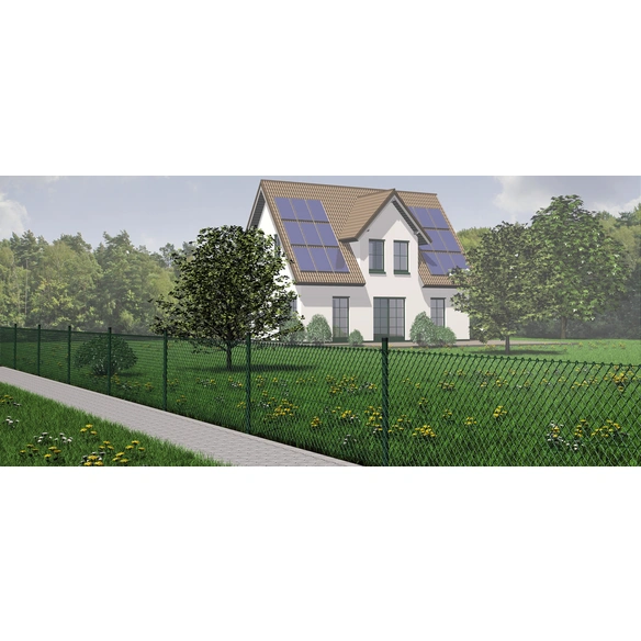 Maschendraht-Set, LxH: 1500 x 80 cm, 1 Rolle   7 Pfähle   Zubehör