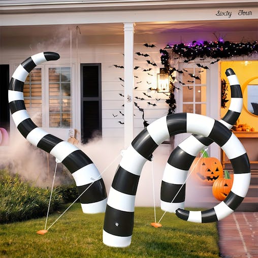 NNETM Giant Inflatable Snake Decorations Halloween Set (3pcs)