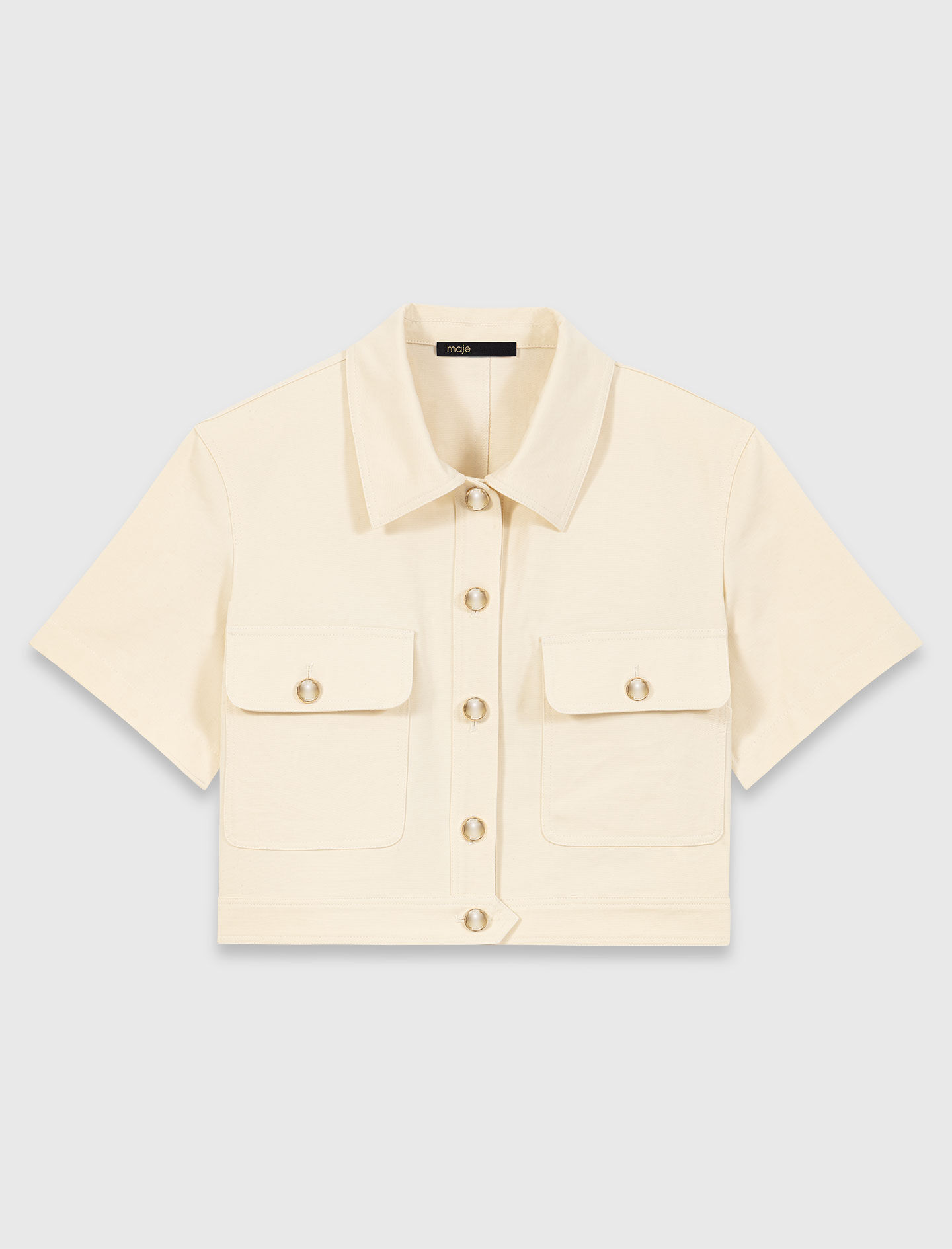 Veste courte à manches courtes