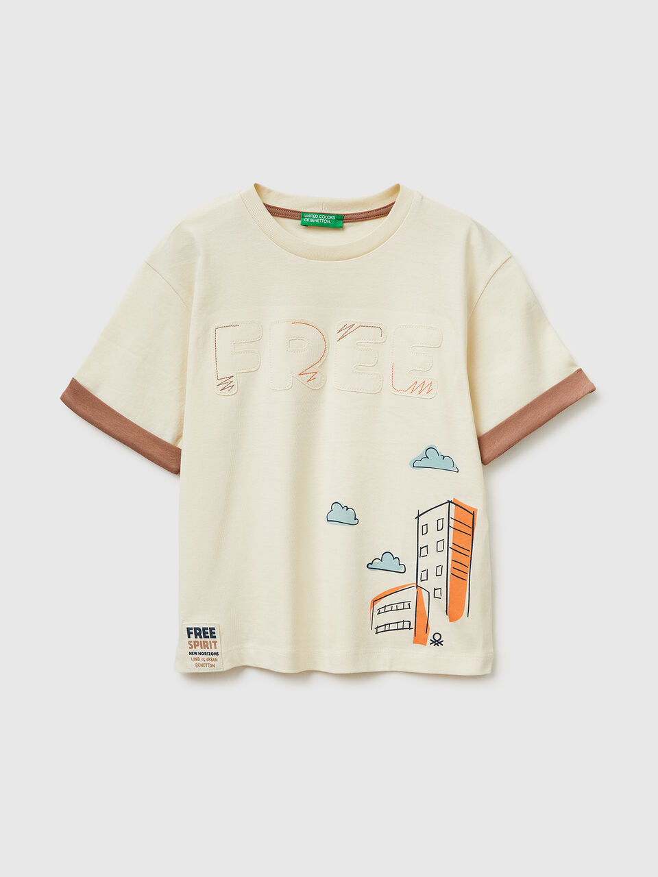 Organic cotton T-shirt with print