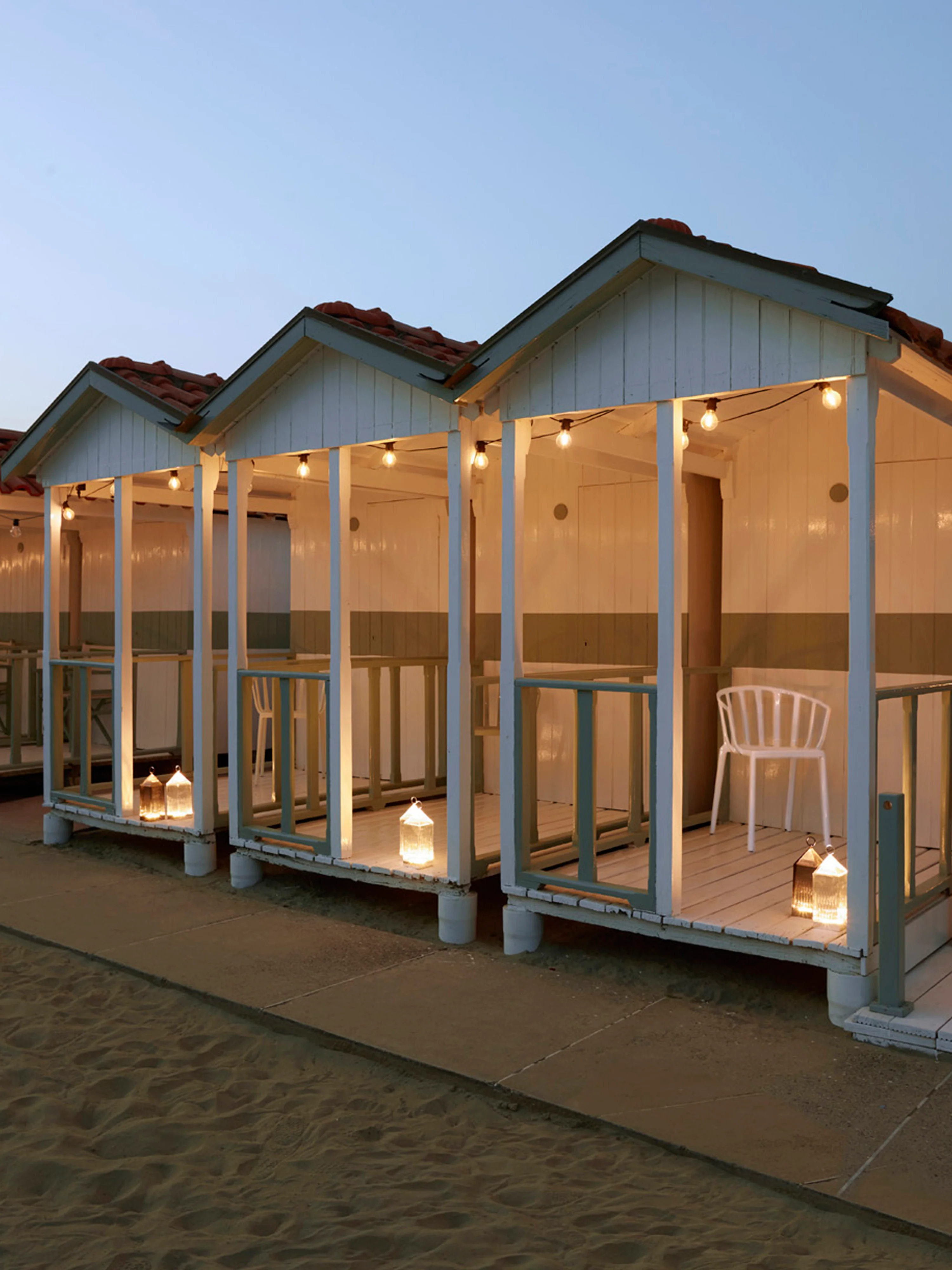 Mobile LED-Tischlampe Lantern, dimmbar