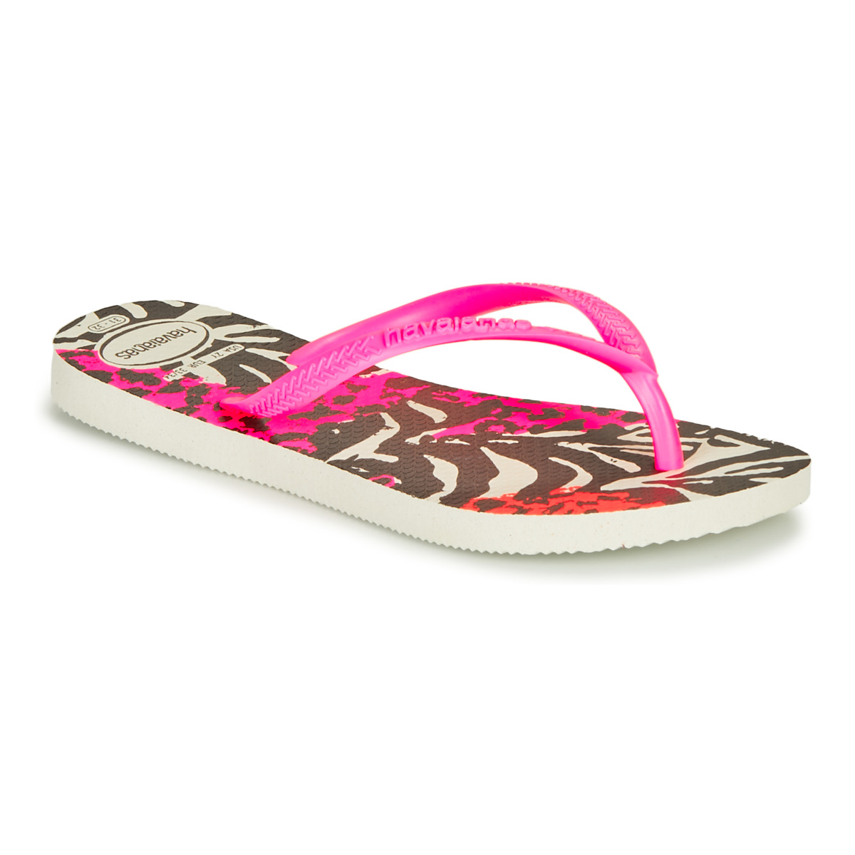 Havaianas - SLIM ANIMALS - Pink /  black