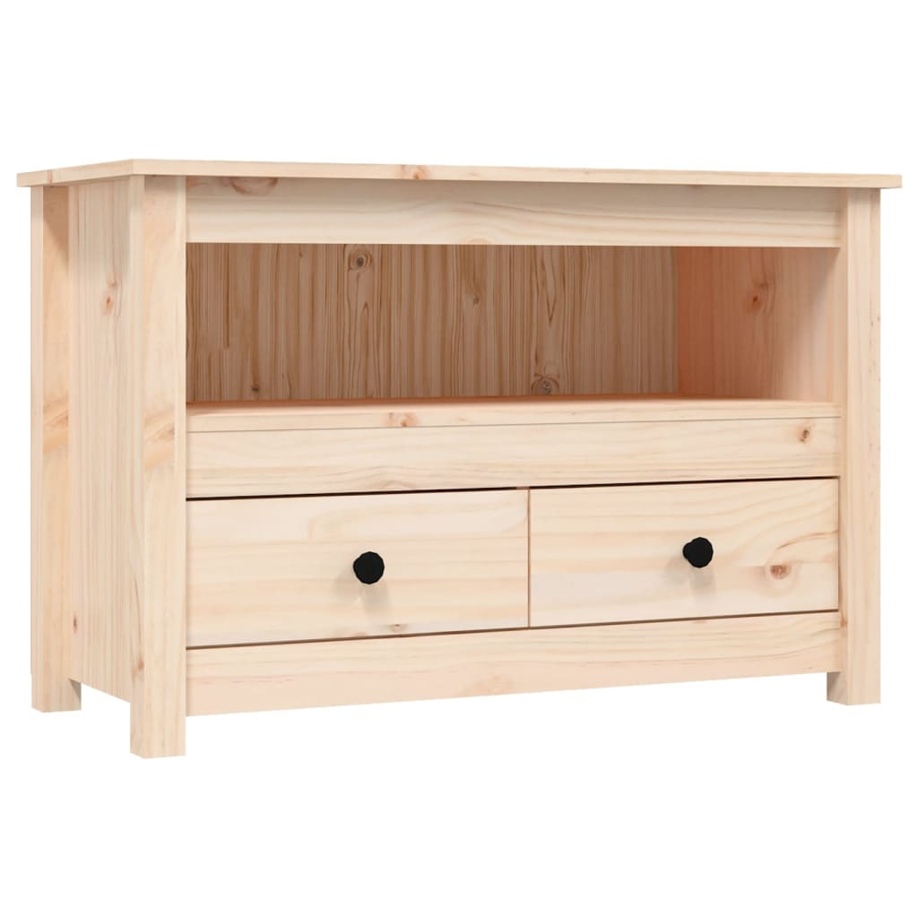 Szafka pod Telewizor Rtv Brąz Mat Szuflady Nowoczesny Salon 79x35x52cm