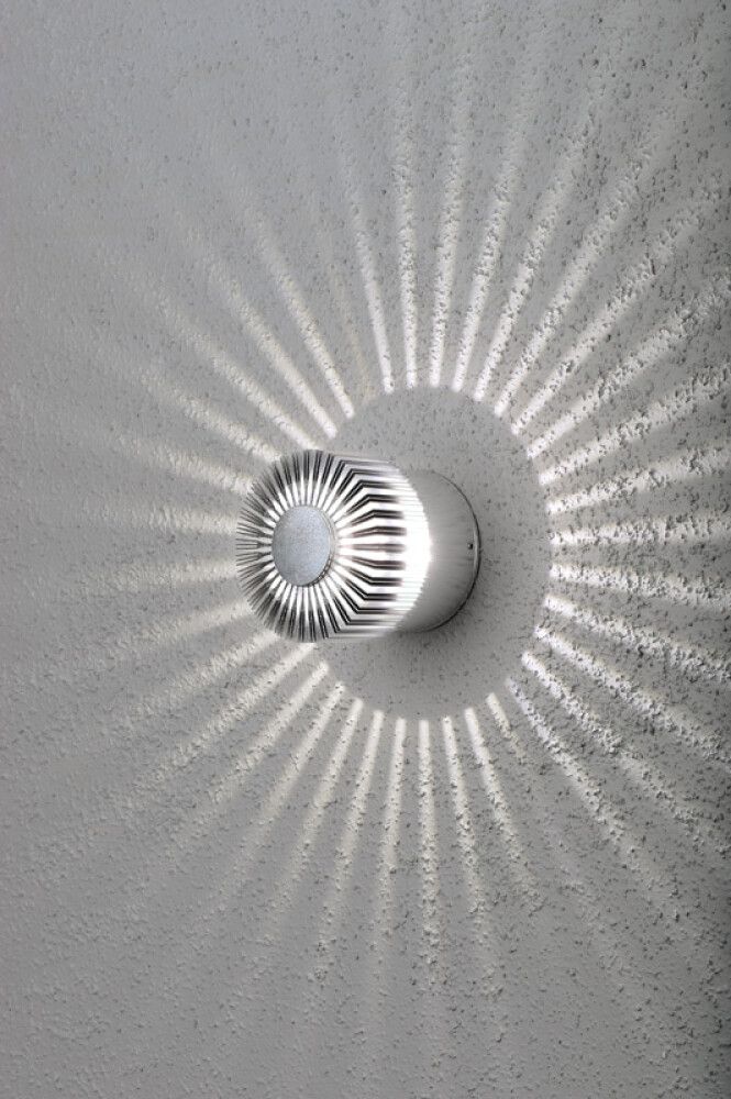 VEGGLAMPE KONSTSMIDE MONZA LED ALUMINIUM IP54