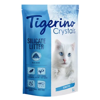 Tigerino Crystals Colourful Cat Litter - Sensitive, Unscented