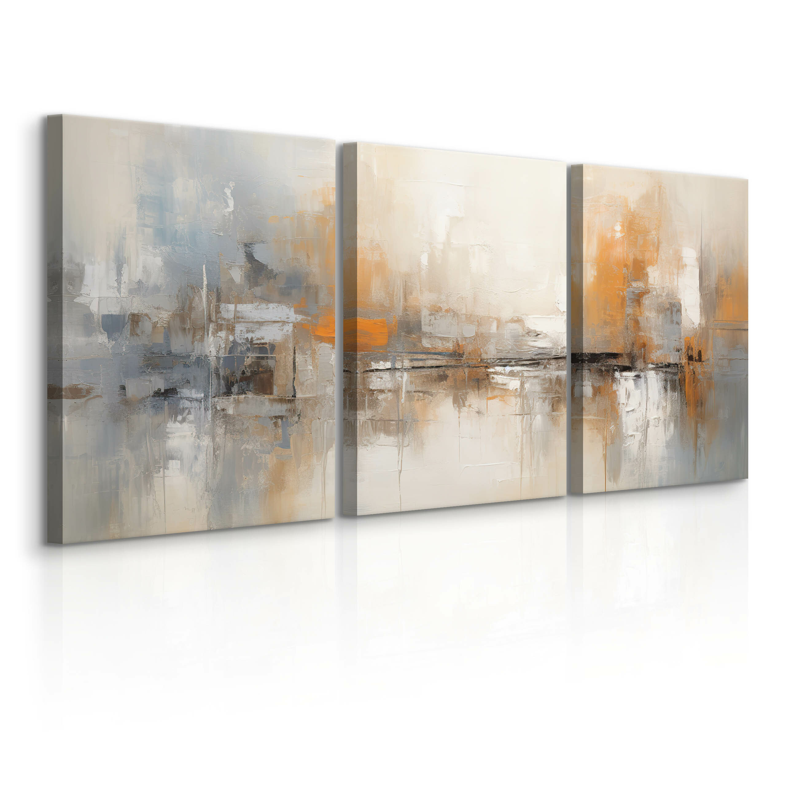3x Obraz Set Abstrakcja W Nowoczesnym Stylu 30x40cm